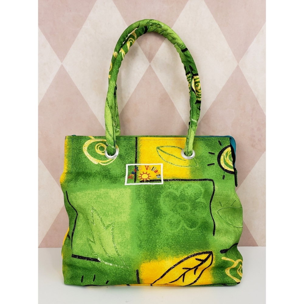 Puerto Vallarta Yellow + Green Tote Bag